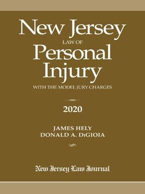 cover image of New Jersey Law of Personal Injury with the Model Jury Charges